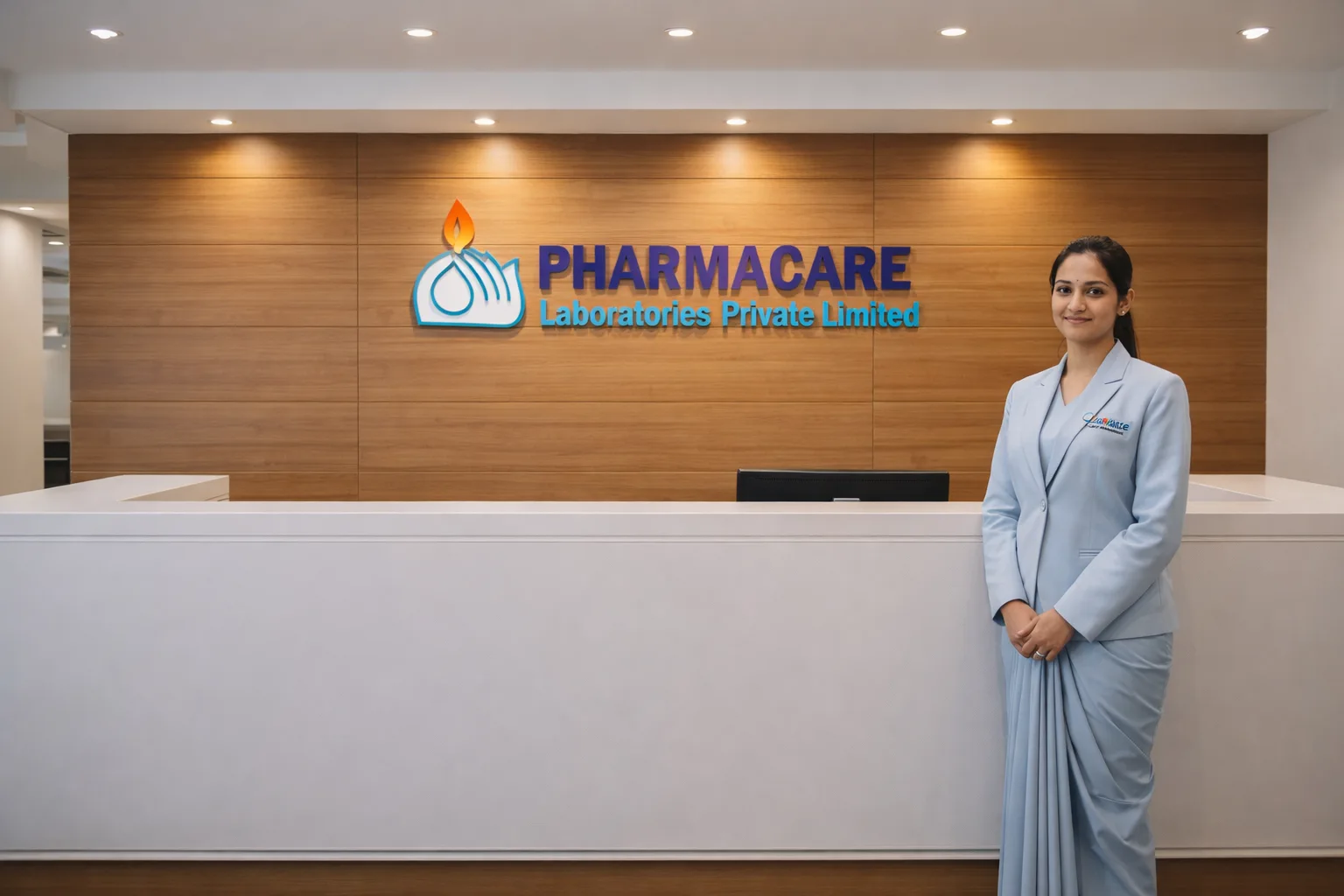 Pharmacare team and healthcare focus